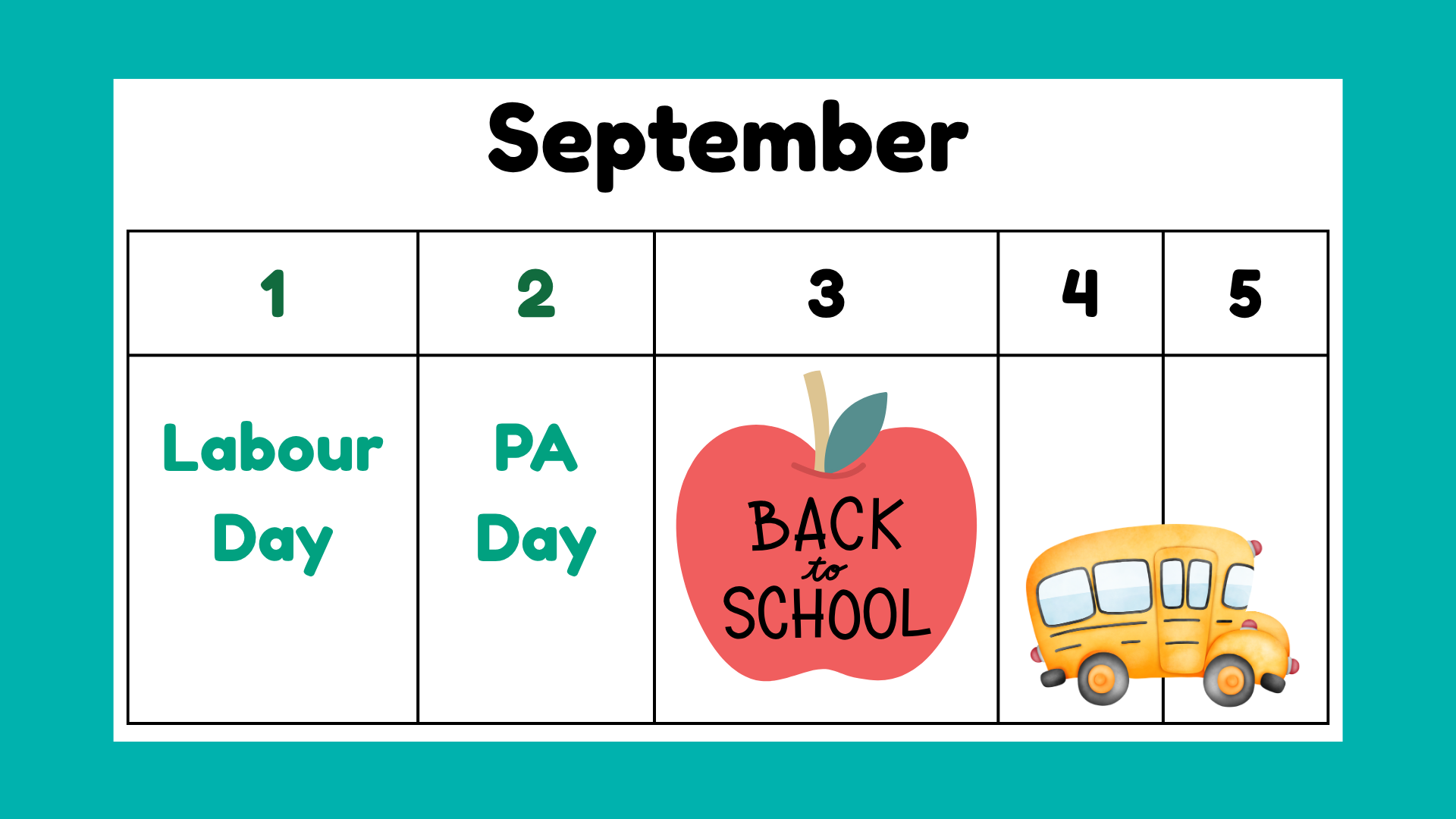 Start of School 2025