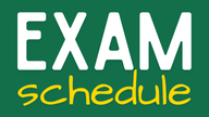 Exam Schedule